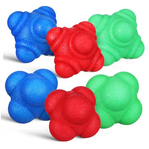 VICASKY 6pcs Reaction for Agility Training Improve Hand-Eye Coordination and Reaction Speed and Elastic for Athletes and Fitness Enthusiasts