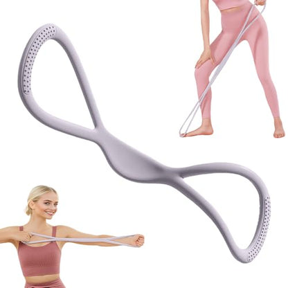 Resistance Bands, Figure 8 Fitness Resistance Band, Exercise Bands with Handles, Chest Expander Strap, Fullbody Yoga Pulling Rope, Stretching Equipment for Arm, Back