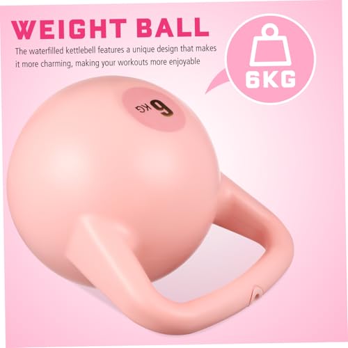 6kg Water Filled Kettlebell for Strength Training and Gym Workouts Soft PE Material Adjustable Weight for Men and Women for Home and Travel Exercise Equipment