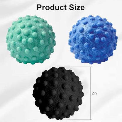 Foot Massage Ball Myofascial Release, Restore Foot Massage Roller, Massage Tool for Tight Muscles and Sore Feet, Pain Relieve from Plantar Fasciitis, Black