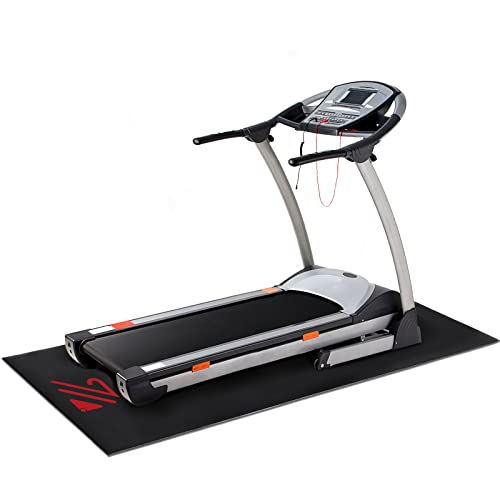 BUCKLOS Treadmill Mat for Walking Pad and Home Gym Equipment | 6MM thick 36"x72" Treadmill mat for carpet and hardwood floors Non-slip surface reduce vibration and workout noise - size: 36"W x 72"L x 0.25"Th