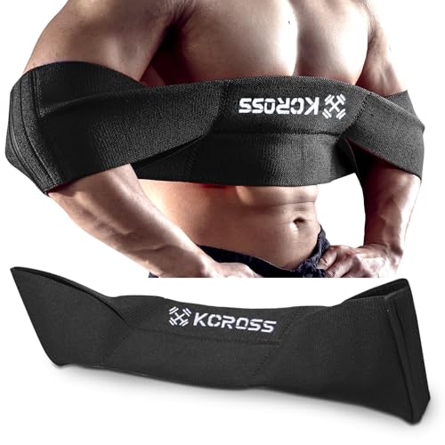 KCROSS Bench Press Band for Men and Women, Weight Lifting Bench Press Band, Push Up Exercise Bench - color: Black, size: L(9.5in)