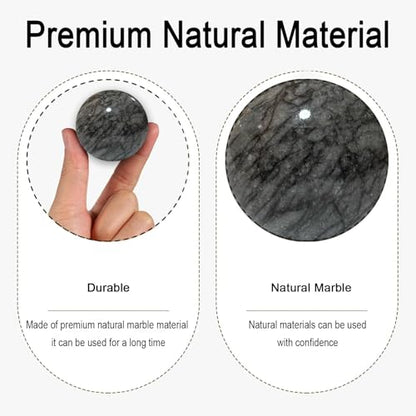 Baoding Balls Hand Therapy Balls, Dark Grey, 1.57 inch, 2 Pack - color: Dark Grey, size: Medium-1.57"