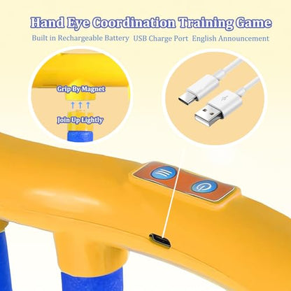 Hand Eye Coordination Training Catching Stick Game Drop Trivia Tool Finger Boxing Trainer Pick Up Modes Original Play Falling And Tapper Design Drop It Hand Speed Levels Shot Down Soft Balls For Sport