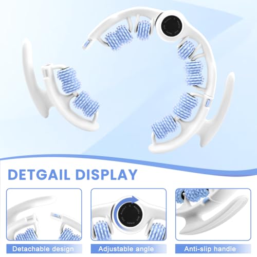 Cellulite Massage Roller for Legs Anti Cellulite Massage Tool Fascia Muscle Roller Stick for Legs,Thighs,Fascia Bla-Ster for Contoured(Color:Blue)