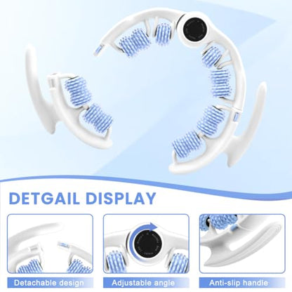 Cellulite Massage Roller for Legs Anti Cellulite Massage Tool Fascia Muscle Roller Stick for Legs,Thighs,Fascia Bla-Ster for Contoured(Color:Blue)