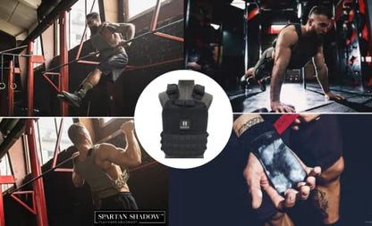 Adjustable Weighted Vest Men,20lb Weight Vest,Fitness Training vest, Workout vest: Murph Vest. Chaleco con peso. Endurance Training,Weight Vest for men workout. Sport Equipment ™