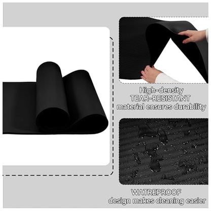 Fitvids Yoga Mat, 1/2-Inch Extra Thick High Density Exercise Mat, Anti-Tear Exercise Yoga Mat with Carrying Strap, Suitable for Various Yoga Exercises