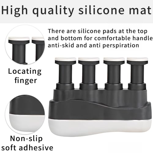 Finger Strengthener,Finger Exerciser and Hand Strengthener Rehab for Musician,Rock Climbing,Comfortable Conditioning