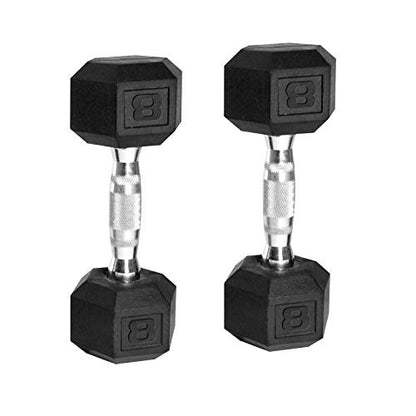 CAP Barbell Coated Hex Dumbbell Set - size: 46 Pound Coated Set