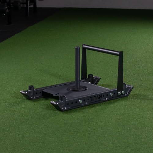Titan Fitness High Bar Attachment Fits Pro Sled Core Unit, Push, Pull, or Drag Sled for Speed Training and Agility