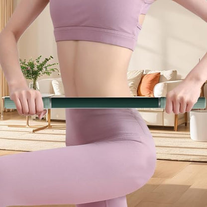 Yoga Stick, Fitness Tool for Stretching, Titanium Steel Pilates Equipment Body Relaxation Ergonomic Training Device for Sports Outdoors Home Workout Gym Exercise Running, 353g