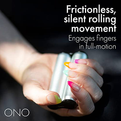 ONO Roller - Handheld Fidget Toy for Adults | Help Relieve Stress, Anxiety, Tension | Promotes Focus, Clarity | Compact, Portable Design (Grey, Full Size - Aluminum) - size: Full Size, style: Aluminum - Grey