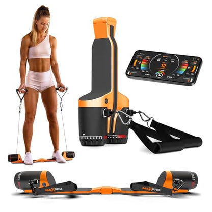 MAXPRO Fitness: Cable Home Gym | Smart Connect - color: Sport Orange