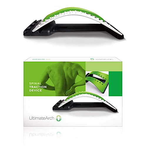 Back Stretcher for Lower Back Pain by Ultimate Arch - Spinal Traction Device for Back Pain Relief, Massage, Spinal Decompression, Poor Posture, and Realignment