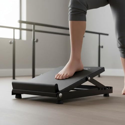 Ankle Mobility Board Multi-Functional Adjustable Slant Board Non-Slip Surface Incline Foot Stretcher for Home Gym - color: Blue, style: Upgraded Wider Soft Pad With Enlarged Suction Cups