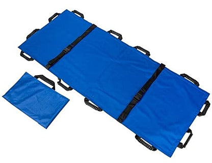 Portable Waterproof Soft Stretcher with 12 Handles - Emerncy Folding Stretcher for Hospitals, Sports Venues, and Ambulances - Ideal Transfer Board for Lifters - size: C