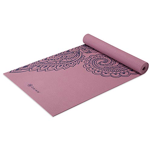 Gaiam Yoga Mat - Premium Thick Non Slip Exercise & Fitness Mat for All Types of Yoga, Pilates & Floor Workouts - color: Paisley Tropical