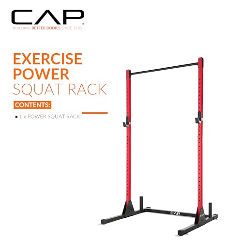 CAP Barbell Power Racks and Attachments - style: FM-905Q Red