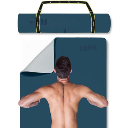 Gogokiwi Extra Wide Yoga Mat for Men Women (72"L x 36"W) Non Slip Fitness & Exercise Mat with Alignment Marks for Yoga, Pilates, Floor Workouts