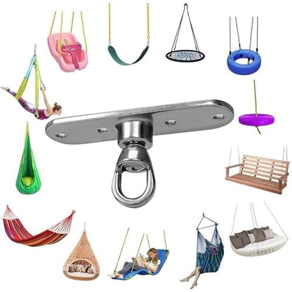 Swing Hanger Heavy Duty Punching Bag Hanger Ceiling Mount with Bearing 900 LB Capacity Heavy Bag Hanger Stainless Steel Swing Hardware for Indoor Hanging Chair Outdoor Swing Set - size: Size 5