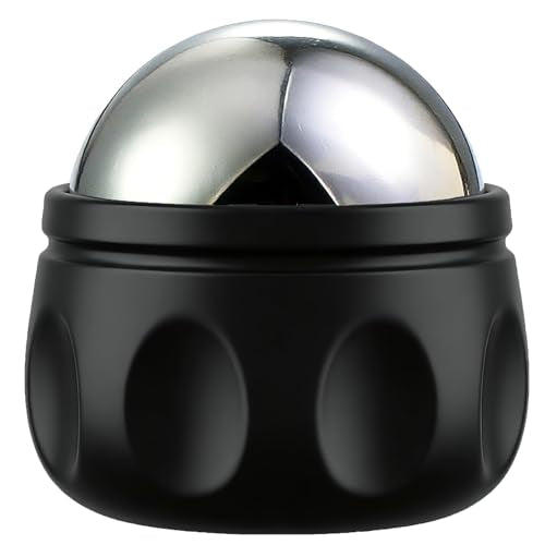 Massage Ice Roller Ball Cold & Heat Therapy Tight and Sore Muscles Relief - color: Black-01