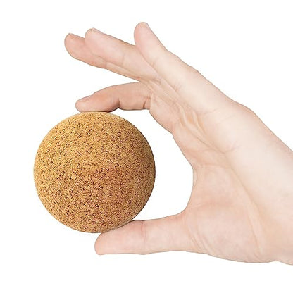 Yoga Studio Natural Cork Unbranded Massage Ball Set of 3-2cm, 4cm, 6cm