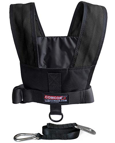 Max Sled Harness Vest - Made in USA (Black Adult to 50" Chest)