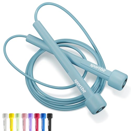 SPORTBIT Adjustable Jump Rope for Fitness and Exercise - color: Mint