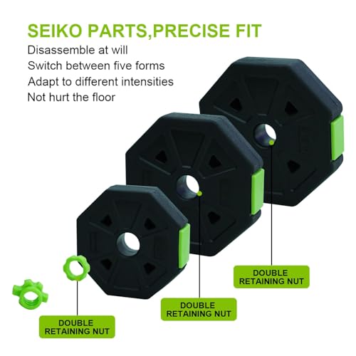Garvee Adjustable Dumbbell Set, 4 in 1 Adjustable Weights 88 LBS Free Weight Set for Home Gym, Octagon