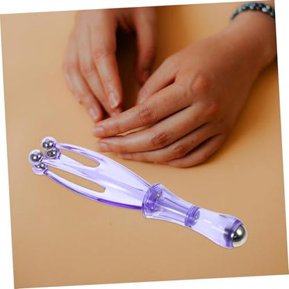 FOMIYES Hand Massager Roller Manual Finger Massager Handheld Fingers Roller Finger Roller Massage Tool, 17.00X3.00X2.00CM, Purple