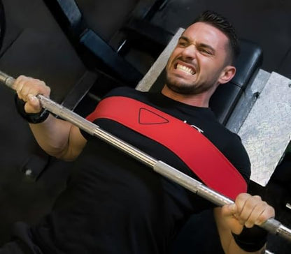 Bench Press Band Sling for Men and Women Power Weight Lifting Fitness Increase Strength Assist with Bench Press, Dips, and Push Ups - color: Red, size: XXXL over 300lbs
