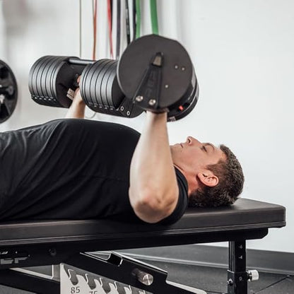 Rep Fitness Quickdraw Adjustable Dumbbells, Multiple weight ranges available including: 5-30, 5-40,5-50 and 5-60 lbs - style: 5-60 lbs