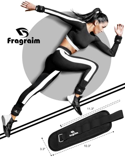 Ankle Weights, 1/2/3/4/6/8/10 LB 1 Pair Wrist Leg Arm Weight for Women, Men - color: Black, size: 1 lb x2