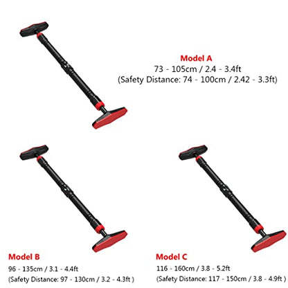 Gym Equipment Doorway Pull Up Bar Home Door Frame Steel Chin Bars No Screw Installation Strength - size: E