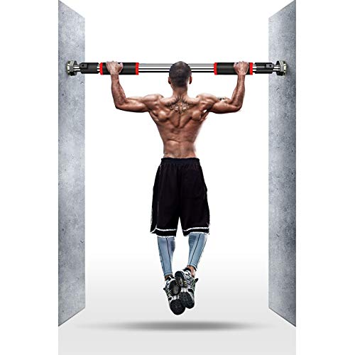 Pull-Up Bar The Horizontal Bar On The Door, Without Screw Installation, The Fitness Training Bar On The Door, 65-90cm, 85-120cm, 105-140cm (Size : 105-140cm) - size: 105-140cm