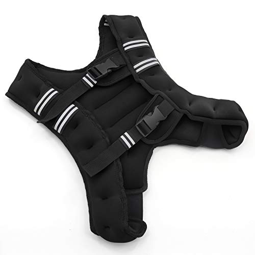 Weighted Vest Workout Equipment, 11lbs/18lbs Body Weight Vest for Men, Women, Strength Training, Running, Fitness, Muscle Building, Weight Loss, Weight lifting