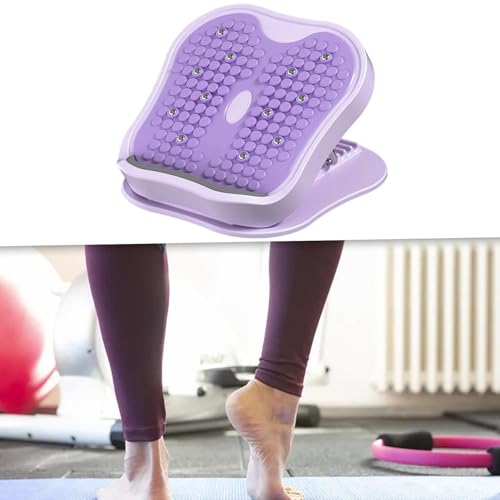 Adjustable Incline Board for Calf and Hamstring Stretching Equipment with 15 Angles, Non-Slip Surface, Portable Foldable Design, 11.02x11.02x1.57inch