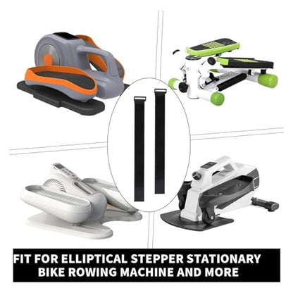 4pcs Leg Exerciser Traction Straps, Pedal Strap for Elliptical Exercise Machine, Fitness Equipment Accessories, Easy to Carry, Assemble and Store, Suitable for Home, Office or Gym Use