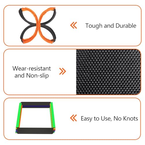 Footwork Ladder, Soccer Equipment for Training, Agility Ladder Speed Training Equipment, Foldable Instant Set-up, for Kids Athletes Indoor Outdoor Sports(24 Grids) - size: 24 Grids