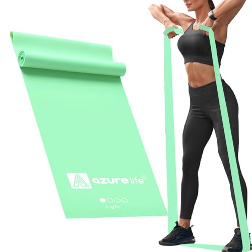 Professional Individual Exercise Resistance Bands, Single 5, 6,7 Ft or 8 Yards Elastic Bands, Non-Latex Stretch Bands for PT, Yoga, Pilates, Rehab, at-Home or The Gym Workouts