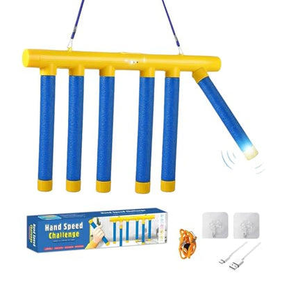 2026 Upgrade Reflex Challenge Game,Throwing Stick Game,Hand Eye Coordination Training Toy,Hand Challenge,Adjustable Speed Catching for All Ages