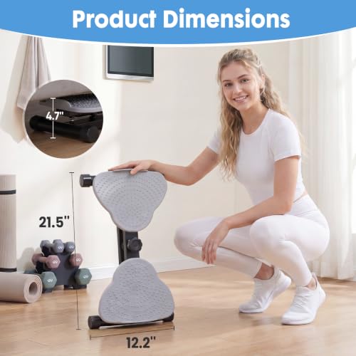 DUMOS Waist Twister Machine Exercise, Ab Twister Board, 300 lbs Capacity, Noiseless Fitness Tool for Core & Belly Fat Workout, Anti-Slip Home Gym Equipment