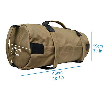 Outdoor Weightlifting Training Sandbag, Adjustable Weight sandbag Canvas Sand Bag with Handles, Weightlifting Dumbbell for Home Training,Fitness,Yoga Workout