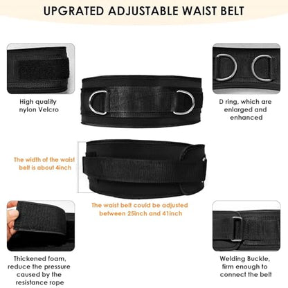 Speed Agility Training Equipment, 80lb Resistance Band Set to Improve Power, Strength, Focus Full Body Workout for Football, Basketball, Soccer, Tennis, Running, Jumping - color: Black