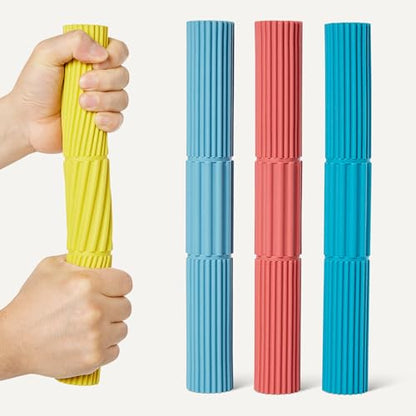 Amazon Basics Flexible Resistance Bar Set of 4, Wrist and Forearm Strengthening Exercise Bars for Physical Training