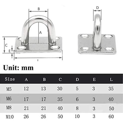 Wall Ceiling Mount Bracket Hook for Suspension Strap Trainer, Battle Rope,Body Weight Strength Training Sets, Aerial Yoga Swing Hammock Resistance Band, Boxing Equipment - color: M10