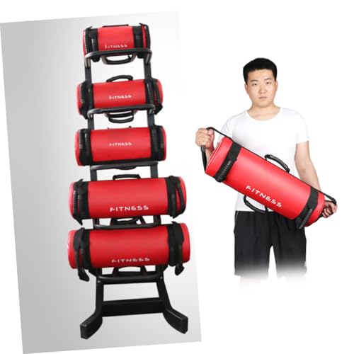 Happyyami 1Pc Heavy Duty Exercise Sandbag Thickened Weighted Workout Bag for Home Gym Cross Training Empty Durable Design No Leakage Multiple Gripping Options