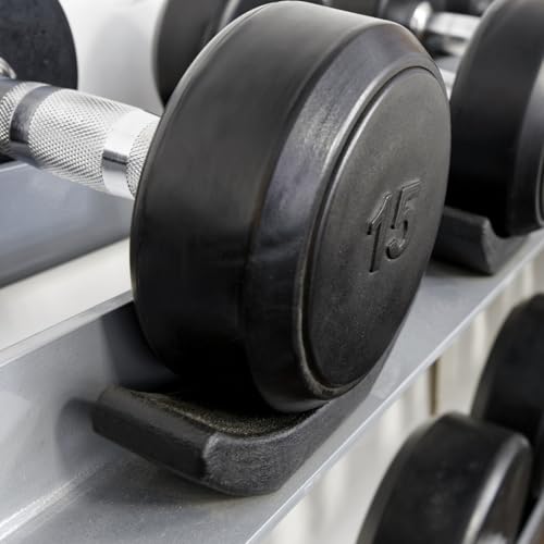 BESPORTBLE Dumbbell Saddles Weight Rack Cradles: 20Pcs Plastic Replacement Holders for Small Hand Weights Stand Home Gym Fitness Equipment Storage Support Base Bracket