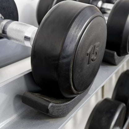BESPORTBLE Dumbbell Saddles Weight Rack Cradles: 20Pcs Plastic Replacement Holders for Small Hand Weights Stand Home Gym Fitness Equipment Storage Support Base Bracket